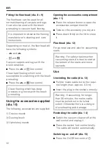 Preview for 32 page of Miele S770 Operating Instructions Manual