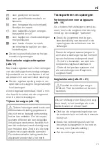 Preview for 71 page of Miele S770 Operating Instructions Manual