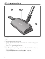 Preview for 4 page of Miele SAB 100 ACCU NOVA Operating Instructions Manual