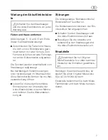 Preview for 7 page of Miele SAB 100 ACCU NOVA Operating Instructions Manual