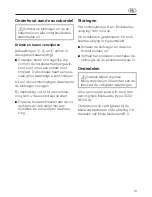 Preview for 19 page of Miele SAB 100 ACCU NOVA Operating Instructions Manual