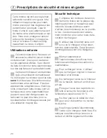 Preview for 20 page of Miele SAB 100 ACCU NOVA Operating Instructions Manual