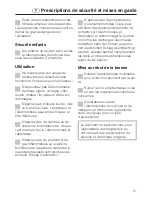 Preview for 21 page of Miele SAB 100 ACCU NOVA Operating Instructions Manual