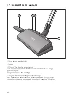 Preview for 22 page of Miele SAB 100 ACCU NOVA Operating Instructions Manual