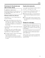 Preview for 25 page of Miele SAB 100 ACCU NOVA Operating Instructions Manual