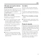 Preview for 37 page of Miele SAB 100 ACCU NOVA Operating Instructions Manual