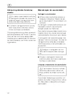 Preview for 42 page of Miele SAB 100 ACCU NOVA Operating Instructions Manual