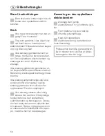 Preview for 56 page of Miele SAB 100 ACCU NOVA Operating Instructions Manual