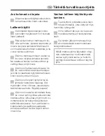 Preview for 67 page of Miele SAB 100 ACCU NOVA Operating Instructions Manual