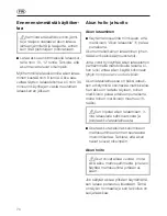 Preview for 70 page of Miele SAB 100 ACCU NOVA Operating Instructions Manual