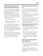 Preview for 87 page of Miele SAB 100 ACCU NOVA Operating Instructions Manual