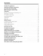 Preview for 2 page of Miele SALAMANDER GRILL CS 1421 Operating And Installation Instructions