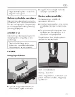 Preview for 23 page of Miele SBDH 285 Allergotec Operating Instructions Manual