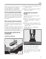 Preview for 25 page of Miele SBDH 285 Allergotec Operating Instructions Manual