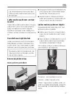 Preview for 27 page of Miele SBDH 285 Allergotec Operating Instructions Manual