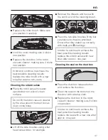 Preview for 47 page of Miele Scout RX1 Operating Instructions Manual