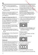 Preview for 16 page of Miele Scout RX2 Operating Instructions Manual