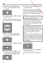 Preview for 20 page of Miele Scout RX2 Operating Instructions Manual