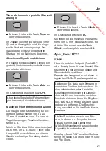 Preview for 21 page of Miele Scout RX2 Operating Instructions Manual