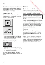 Preview for 64 page of Miele Scout RX2 Operating Instructions Manual