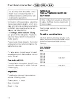 Preview for 18 page of Miele SE 247 Operating Instructions Manual