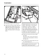 Preview for 22 page of Miele SE 247 Operating Instructions Manual