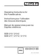 Предварительный просмотр 1 страницы Miele SEB 213 - ANNEXE 561 Operating Instructions Manual