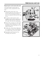 Предварительный просмотр 21 страницы Miele SEB 213 - ANNEXE 561 Operating Instructions Manual