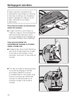 Предварительный просмотр 38 страницы Miele SEB 213 - ANNEXE 561 Operating Instructions Manual