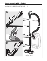 Предварительный просмотр 54 страницы Miele SEB 213 - ANNEXE 561 Operating Instructions Manual