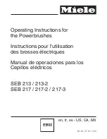Miele SEB 213 Operating Instructions Manual preview
