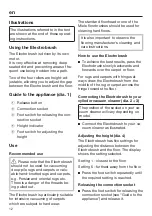 Preview for 12 page of Miele SEB 228 Electro Plus Operating Instructions Manual