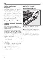 Preview for 6 page of Miele SEB 228 Electro SC SoftCarpet Operating Instructions Manual