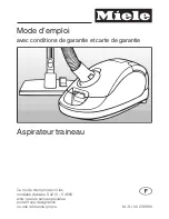 Miele SERIE S4 (French) Manuel Du Propriétaire предпросмотр