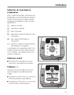 Предварительный просмотр 15 страницы Miele SERIE S4 (French) Manuel Du Propriétaire