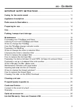 Preview for 3 page of Miele SGDE0 Operating Instructions Manual