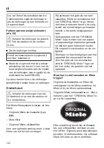 Preview for 106 page of Miele SGFP3 Operating Instructions Manual