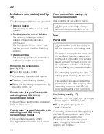 Preview for 12 page of Miele SGNE0 Operating Instructions Manual