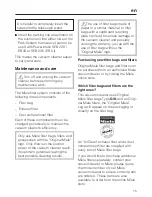 Preview for 15 page of Miele SGNE0 Operating Instructions Manual