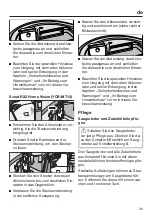 Preview for 29 page of Miele SLQL0 Operating Instructions Manual