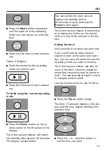 Preview for 53 page of Miele SLQL0 Operating Instructions Manual