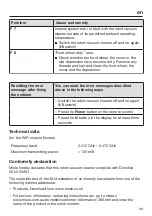 Preview for 69 page of Miele SLQL0 Operating Instructions Manual