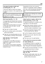 Preview for 47 page of Miele SM Series Operating Instructions Manual