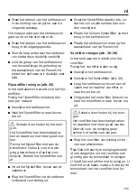 Preview for 165 page of Miele SM Series Operating Instructions Manual