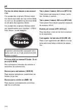 Preview for 200 page of Miele SM Series Operating Instructions Manual