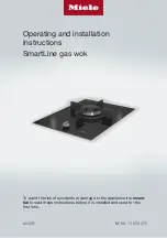 Preview for 1 page of Miele SmartLine CS 7101-1 Operating And Installation Instructions