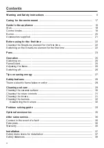 Предварительный просмотр 4 страницы Miele SmartLine CS 7101-1 Operating And Installation Instructions