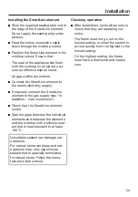 Preview for 59 page of Miele SmartLine CS 7101-1 Operating And Installation Instructions