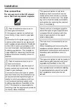 Preview for 60 page of Miele SmartLine CS 7101-1 Operating And Installation Instructions