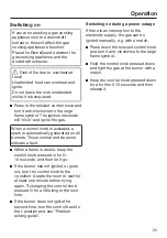 Предварительный просмотр 25 страницы Miele SmartLine CS 7101 Operating And Installation Instructions